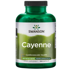 Swanson Cayenne, 450 mg, 300 kapszula vitamin és táplálékkiegészítő