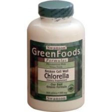 Swanson Chlorella alga tabletta 360 db vitamin és táplálékkiegészítő