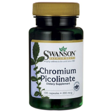 Swanson CHROMIUM PICOLINATE 200mcg 100 kapszula vitamin és táplálékkiegészítő