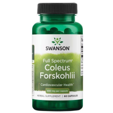 Swanson Coleus Forskohlii 400mg 60 kapszula (Indiai csalángyökér kivonat) vitamin és táplálékkiegészítő