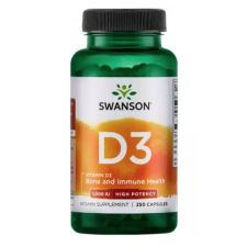 Swanson D3-vitamin 1000 NE, 250 kapszula vitamin és táplálékkiegészítő