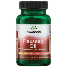 Swanson FLAXSEED OIL LENMAG OLAJ LÁGYZSELATIN 1 g 100 db vitamin és táplálékkiegészítő