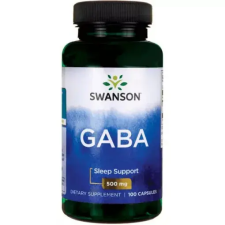 Swanson Gaba 500mg 100 kapszula (alvásminőség javítása) vitamin és táplálékkiegészítő