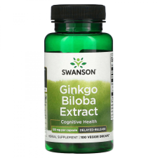 Swanson GINKGO BILOBA 120mg 100 kapszula vitamin és táplálékkiegészítő