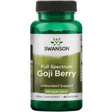 Swanson Goji Berry (Goji bogyó) 500mg 60 kapszula vitamin és táplálékkiegészítő