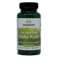 Swanson Gotu Kola 435mg kapszula 60db vitamin és táplálékkiegészítő
