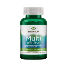 Swanson Just One Complete Multi with Iron (Multivitamin vassal) 130db tabl. vitamin és táplálékkiegészítő