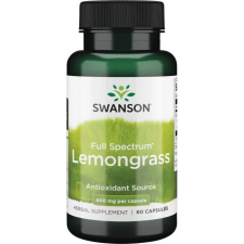 Swanson Lemongrass (Citromfű) 400mg 60 kapszula vitamin és táplálékkiegészítő