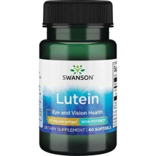 Swanson Lutein 20 mg, 60 kapszula vitamin és táplálékkiegészítő