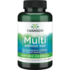 Swanson Multi without Iron 130 tabletta (Multivitamin vas nélkül) vitamin és táplálékkiegészítő