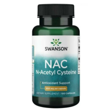Swanson NAC 600mg 100 kapszula N-acetil- cisztein vitamin és táplálékkiegészítő