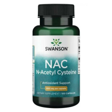 Swanson NAC 600mg 100 kapszula N-acetil- cisztein vitamin és táplálékkiegészítő