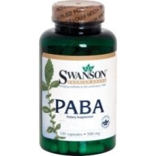 Swanson PABA (B10-vitamin) 500mg kapszula 120db vitamin és táplálékkiegészítő