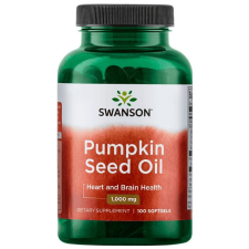  Swanson Pumpkin Seeds Oil  (Tökmagolaj) 1000mg 100 kapszula vitamin és táplálékkiegészítő
