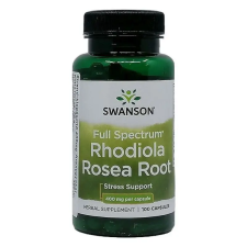 Swanson Rhodiola Rosea Root  kapszula 100db vitamin és táplálékkiegészítő