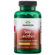 Swanson Soy Lecithin (Szója lecitin) 1200mg 90 lágyzselatin kapszula vitamin és táplálékkiegészítő