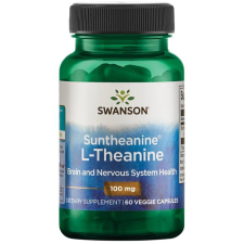  Swanson Suntheanine L-teanin 100mg 60 növényi kapszula vitamin és táplálékkiegészítő