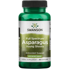 Swanson Swanson Asparagus 400mg full spectrum spárgacsíra kivonat 60 kapszula vitamin és táplálékkiegészítő