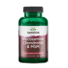 Swanson Swanson glükozamin kondroitin MSM 120 db vitamin és táplálékkiegészítő