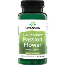 Swanson Swanson Golgotavirág (Passion flower) 500mg 60 kapszula vitamin és táplálékkiegészítő