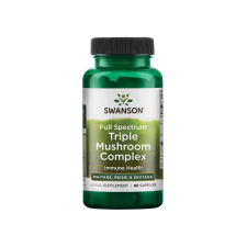 Swanson Tripla Gomba Komplex (Maitake, Reishi, Shiitake) 60 db vitamin és táplálékkiegészítő