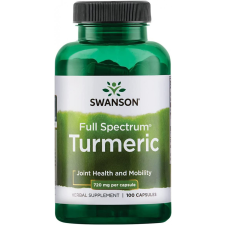 Swanson TURMERIC (Kurkuma) 720mg 100 kapszula vitamin és táplálékkiegészítő