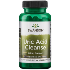 Swanson Uric Acid Cleanse 60 kapszula Húgysav tisztító 7 gyógynövény komplex vitamin és táplálékkiegészítő