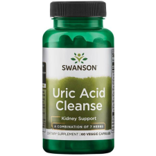 Swanson Uric Acid Cleanse 60 kapszula Húgysav tisztító 7 gyógynövény komplex vitamin és táplálékkiegészítő