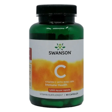 Swanson Vitamin C with Rose Hips 1000mg kapszula 90db vitamin és táplálékkiegészítő