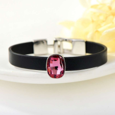 Swarovski Exkluzív karkötő bíborszínű ovális alakú Swarovski kristállyal (0578.) karkötő