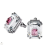 SWAROVSKI OUTLET Swarovski Chroma bedugós fülbevaló - 5600627
