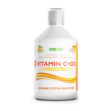  Swedish Nutra folyékony C+D3 imunrendszer erősítő vitamin 500ml vitamin és táplálékkiegészítő