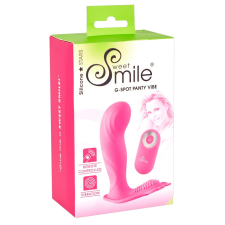 Sweet Smile SMILE G-Spot Panty - akkus, rádiós felcsatolható vibrátor (pink) felcsatolható eszközök