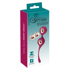 Sweet Smile SMILE - variálható gésagolyó szett (piros) kéjgolyó