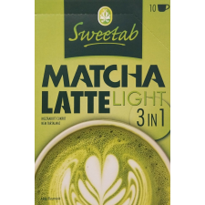 Sweetab Sweetab matcha latte light 3 in1 10db 170 g reform élelmiszer