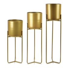  SWEN GOLD 3 darabos készlet állványon19xh77cm/19xh66cm/19xh55cm kerti tárolás