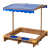 SwingKing Swing King Ibiza homokozó 120 cm x 120 cm x 18 cm Natúr-kék FSC
