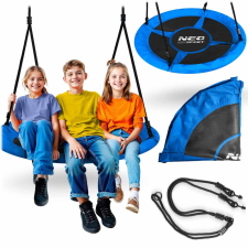  Swingo gólyafészek hinta 110 cm, kék és fekete - Neo-Sport hinta