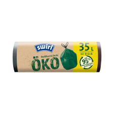 Swirl Öko szemeteszsák zárószalagos 35 L-es 12 db tisztító- és takarítószer, higiénia