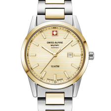 Swiss Alpine Military 7767.1141 Ladies Watch Argos two tone gold 34mm 10ATM, karóra