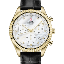 Swiss Military SM30207.07 Elegant Chronograph Ladies Watch 38mm 5ATM, karóra