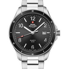 Swiss Military SM34096.01 Mens Watch 42mm 5ATM, karóra