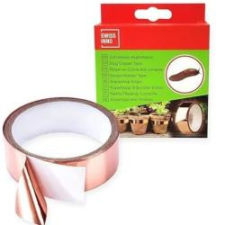 Swissinno csiga távoltartó szalag (réz), öntapadós, 3 cm × 5m (1261000 - 1261001) tisztító- és takarítószer, higiénia