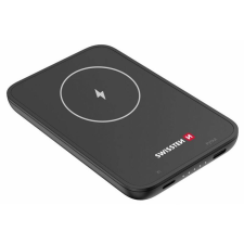 Swissten 22013970 MagSafe Magnetic Wireless Power Bank 5000mAh - Fekete (22013970) power bank