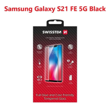 Swissten 3D Full Glue pro Samsung G990 Galaxy S21 FE 5G černé mobiltelefon kellék