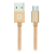 Swissten 71522304 USB-A apa - Micro USB apa Adat- és Töltőkábel 2m - Sárga (71522304)