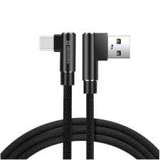 Swissten Arcade USB to USB-C 1,2m, fekete kábel és adapter
