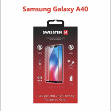 Swissten Case Friendly Samsung Galaxy A40 üvegfólia - fekete (54501702) mobiltelefon kellék