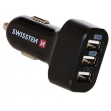 Swissten CL adapter 3× USB 5,2 A Power 20111200 kábel és adapter