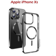 Swissten Clear Jelly MagStick Metallic iPhone Xs fekete tok tok és táska